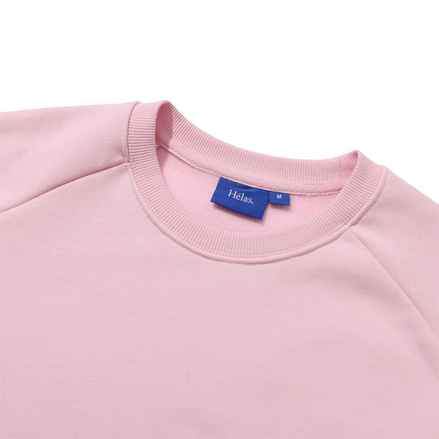 Helas Melrose Crewneck Sweatshirt - Light Pink - Streetart.fr